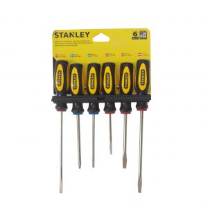 JGO. D/DESTORNILLADOR 6 PCS STANLEY