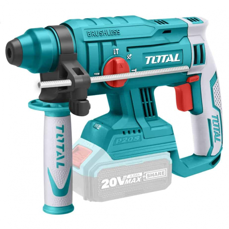 TALADRO ROTOMARTILLO 20V INAL. S/BATERIA TOTAL